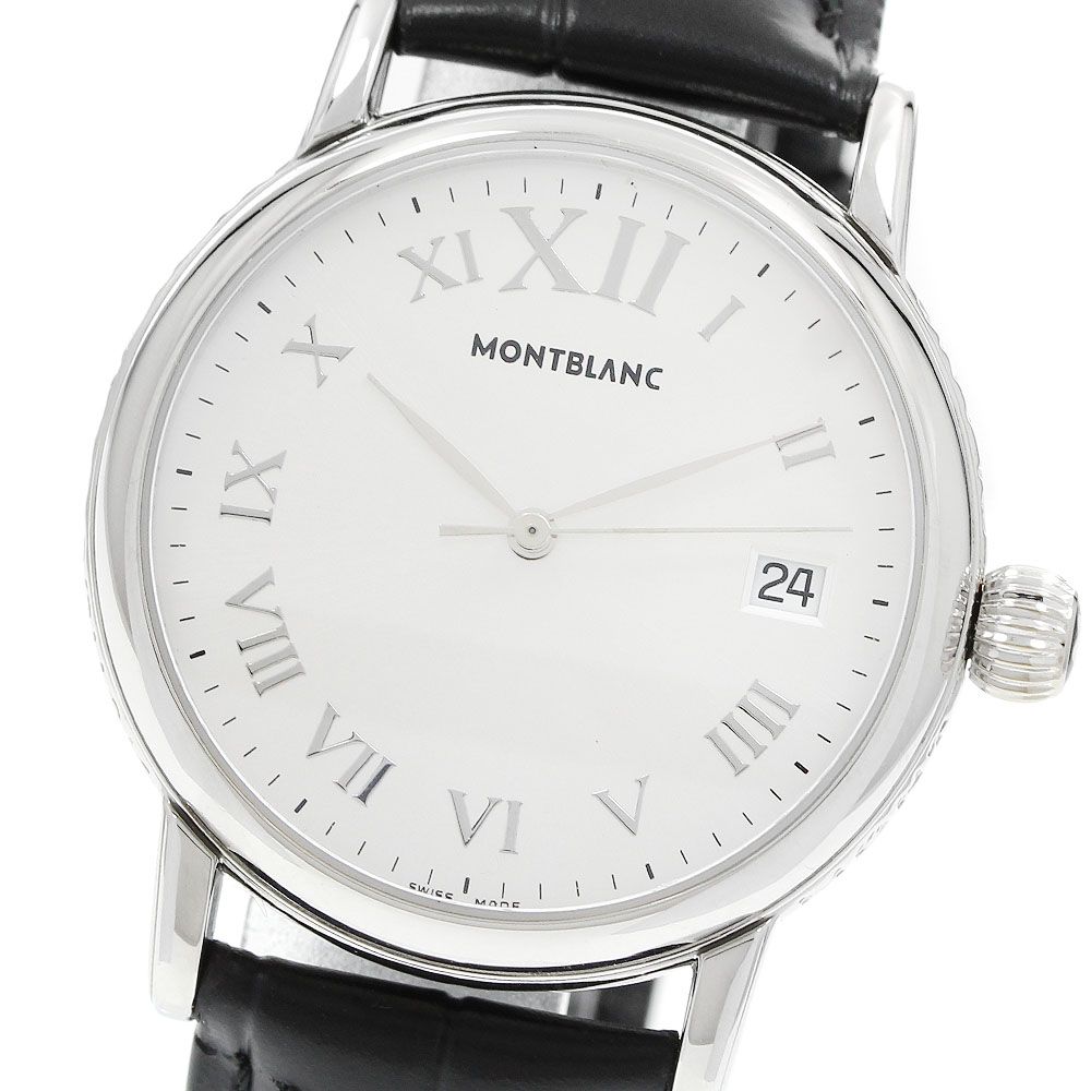 モンブラン MONTBLANC 7042 マイスターシュティック デイト クォーツ メンズ _970830
