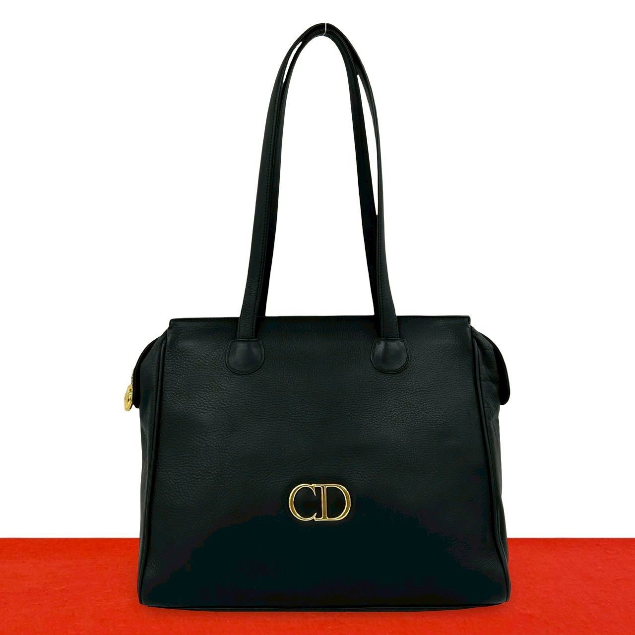 Christian Dior バッグ　ヴィンテージ 極 美品 Christian Dior クリスチャンディオール ヴィンテージ CD ロゴ