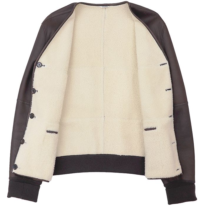 HERMES エルメス リバーシブルジャケット サイズ 52 メンズ ラムレザー