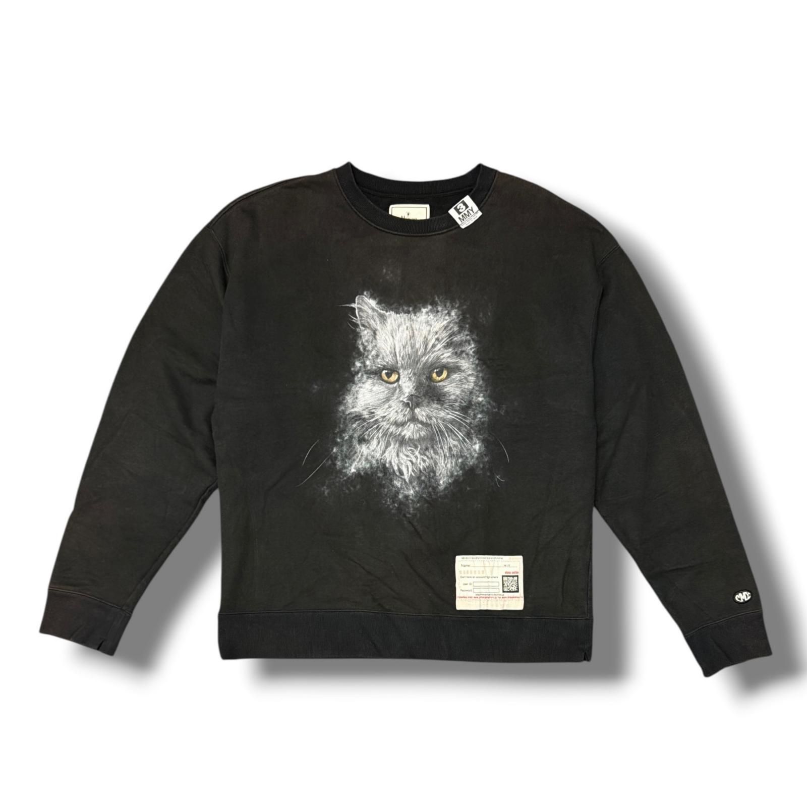 maison mihara yasuhiro ニット 猫 24aw Maison MIHARA YASUHIRO 24AW Cat Printed Sweatshirt キャット