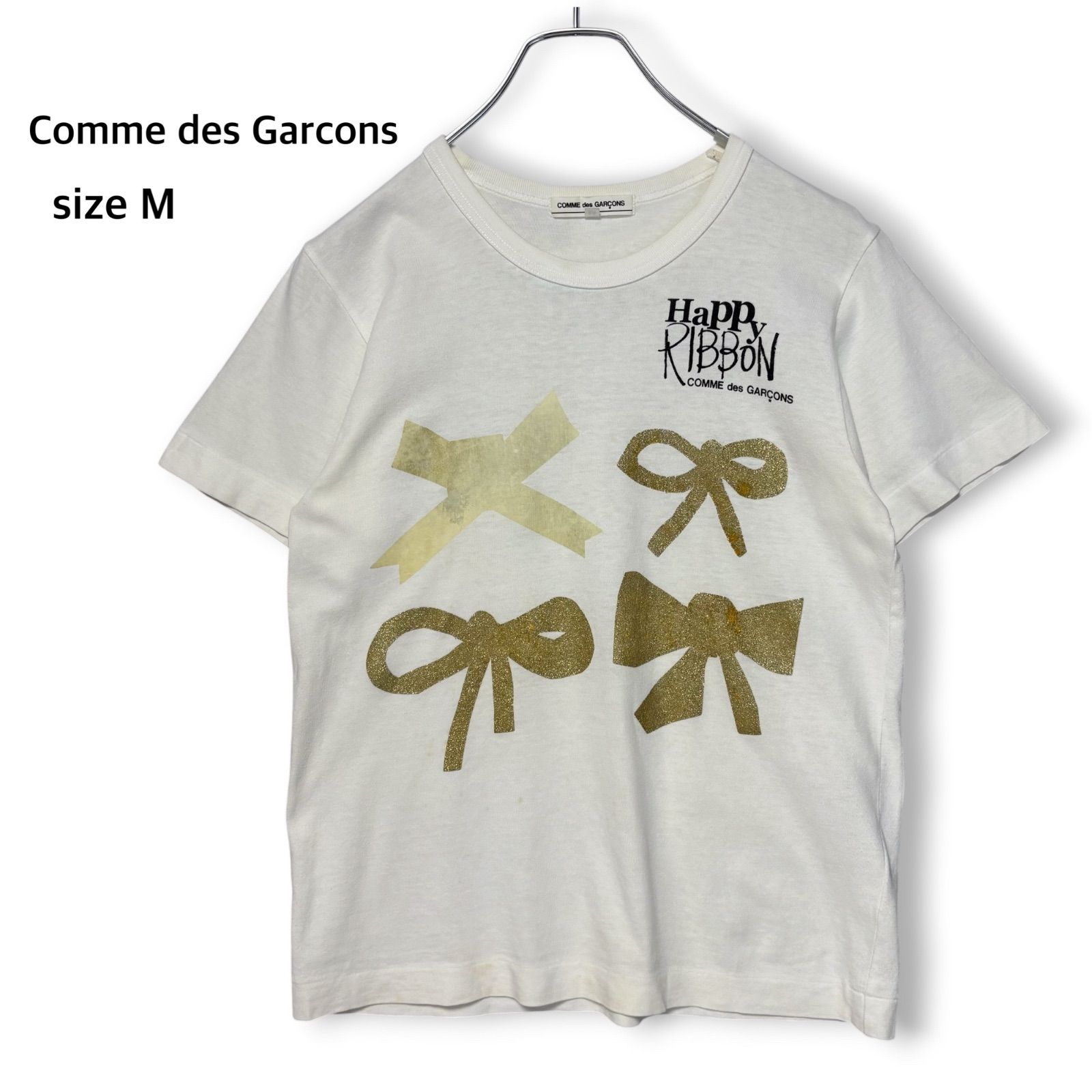 コムデギャルソン COMME des GARCONS 日本製 綿100% Tシャツ 半袖