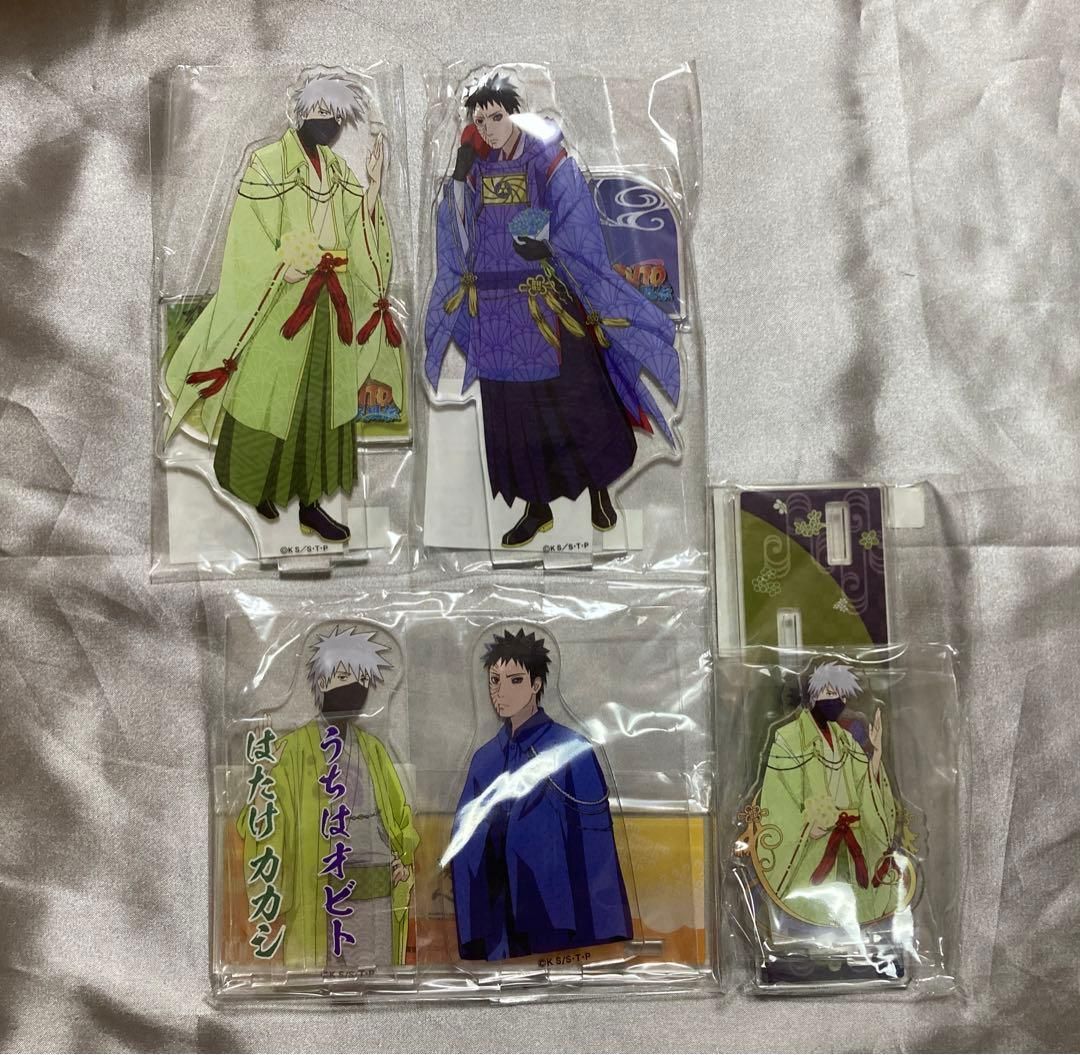 260472112NARUTO 忍里　アクリルジオラマ　うちはオビト　はたけカカシ　オビト　カカシ 7,189円