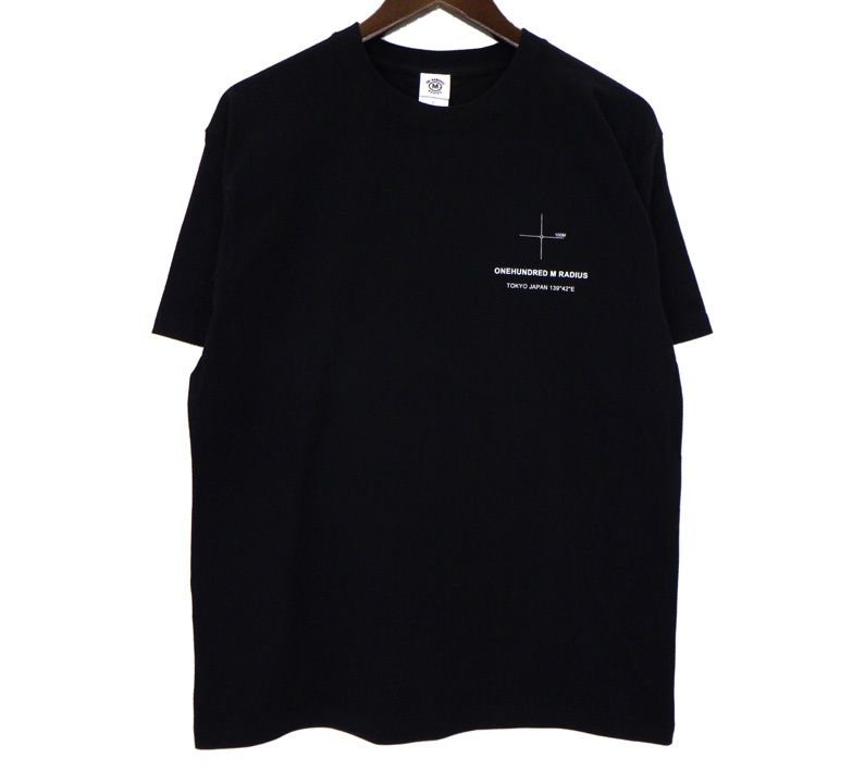 ワン ハンドレッド エム レイディアス ONE HUNDRED M RADIUS 【 logo t shirt 】 バック プリント 半袖 Tシャツ 52090