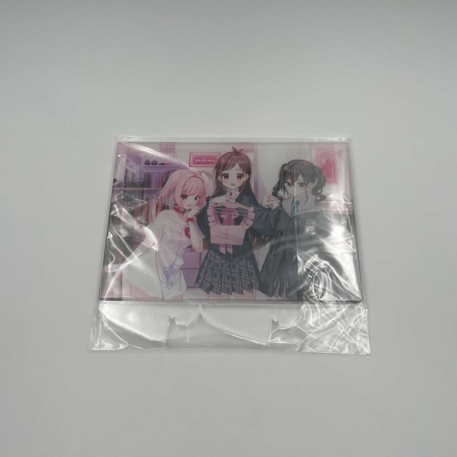 ユニット名募集中（夢見りあむ・辻野あかり・砂塚あきら）　アイドルマスターシンデレラガールズ　クリアアクリルアート計1点　id:10qu