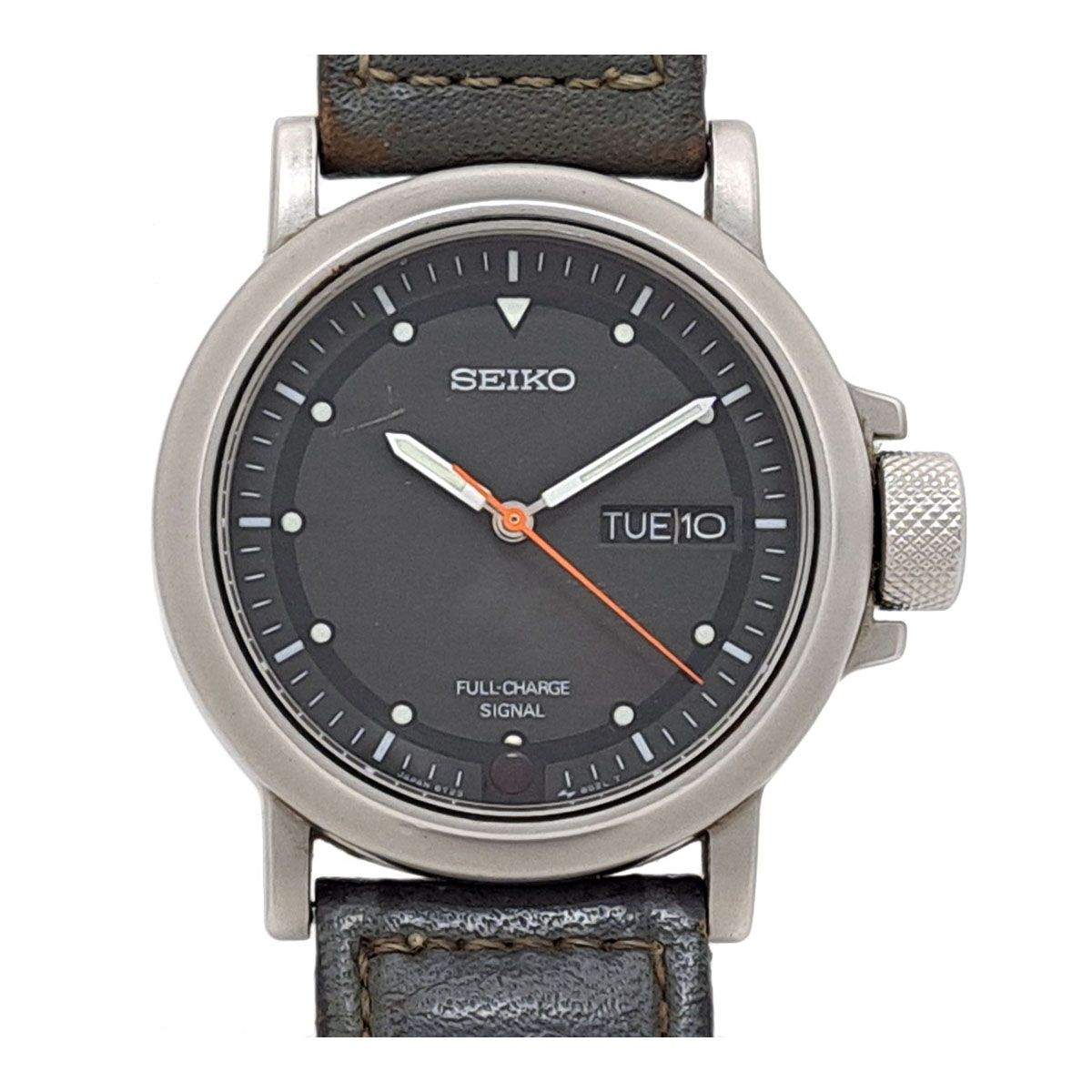 セイコー インパクト ※ジャンク不動 8T23-8020 クオーツ ステンレススティール メンズ ボーイズ SEIKO【中古】 【時計】