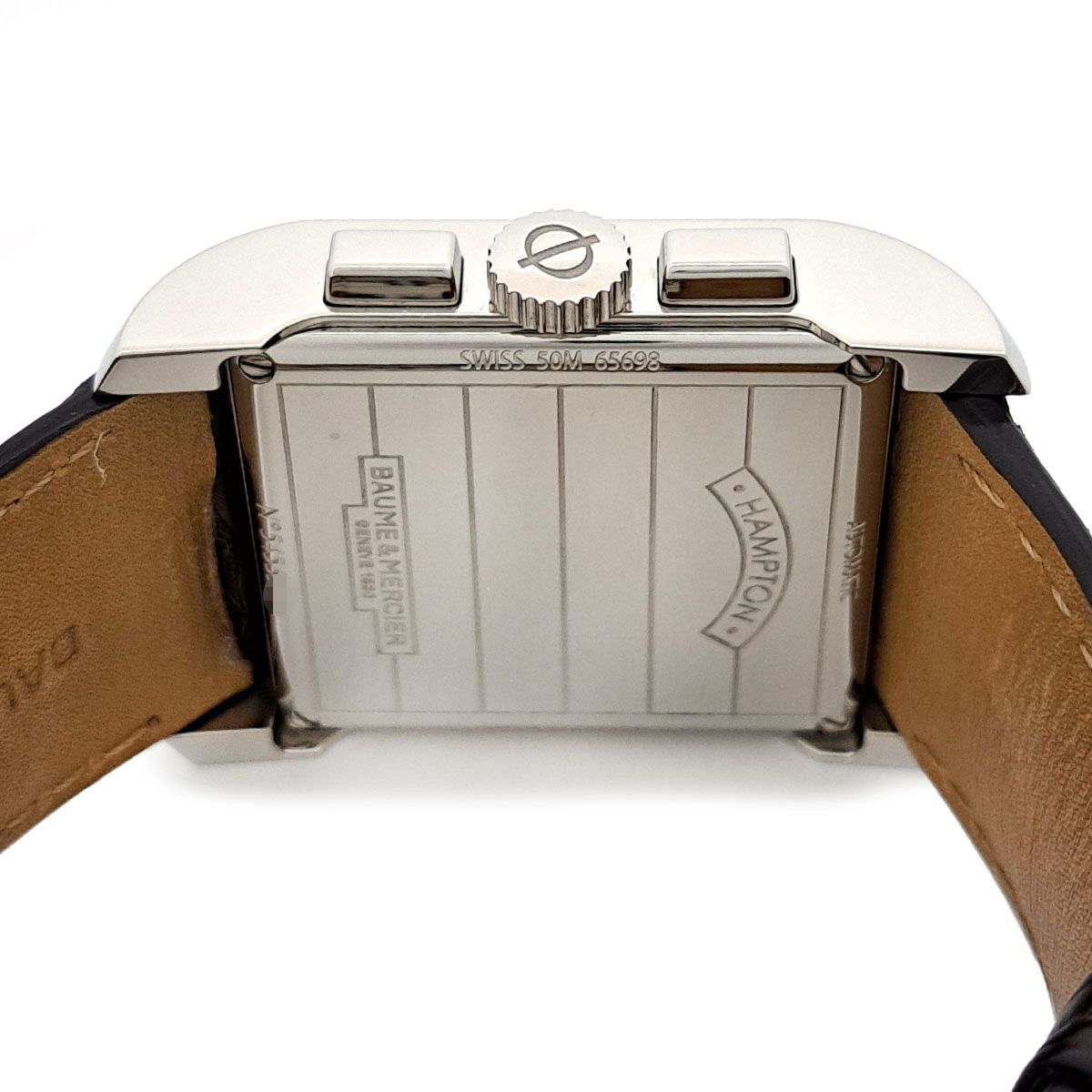 ボーム＆メルシエ ハンプトン クロノグラフ M0A10029 自動巻き ステンレススティール メンズ Baume & Mercier 【中古】 【時計】 ボーム＆メルシエ ハンプトン クロノグラフ M0A10029 自動巻き