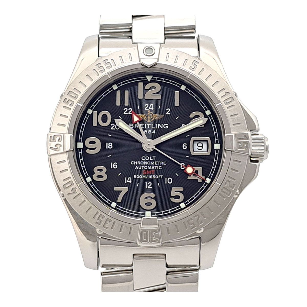 ブライトリング コルト GMT A32350 自動巻き ステンレススティール メンズ BREITLING【中古】 【時計】