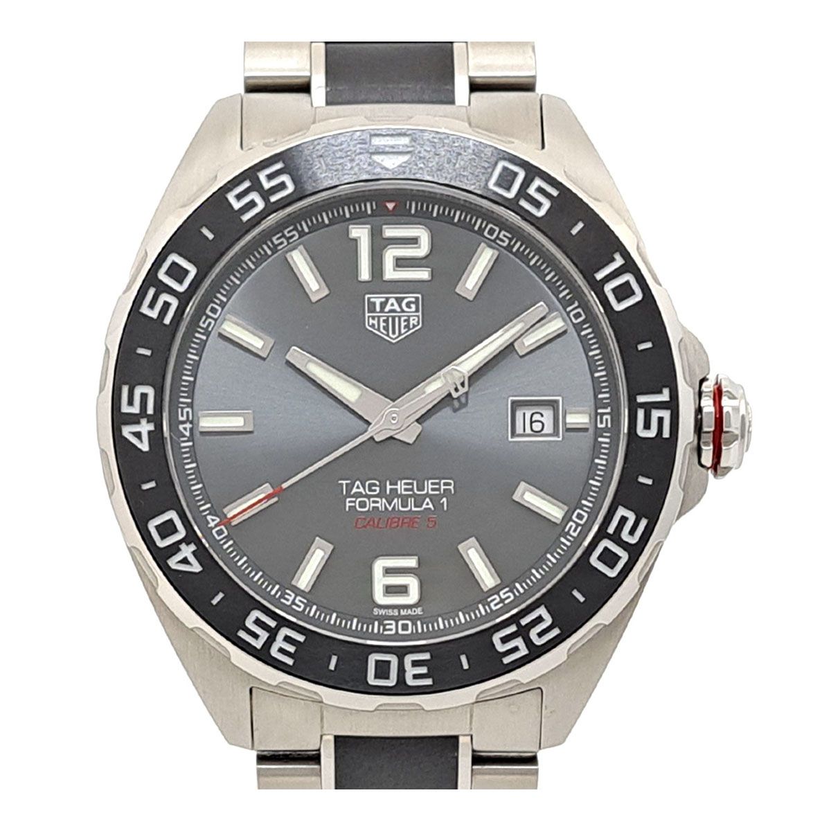 タグホイヤー フォーミュラ1 キャリバー5 WAZ2011.BA0843 自動巻き ステンレススティール セラミック メンズ TAG HEUER【中古】 【時計】