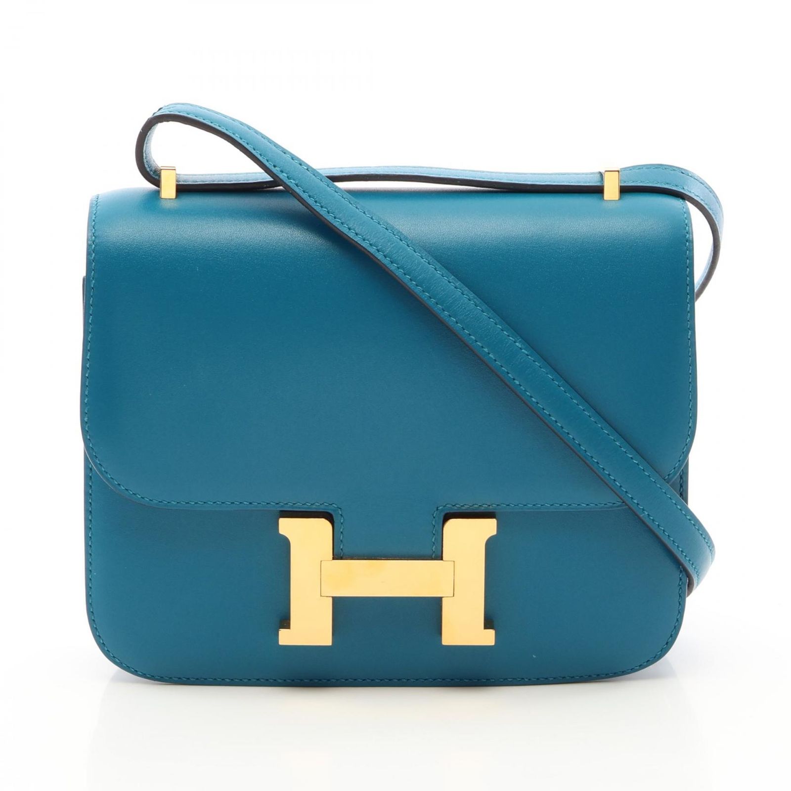 エルメス HERMES ショルダーバッグ コンスタンス3 ミニ ブルーイズミール ブルーイズミール その他 コンスタンス3 ミニ ブルーイズミール レディース Used A