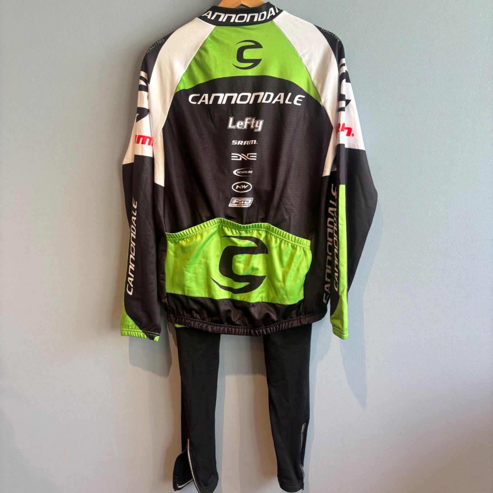 CANNONDALE キャノンデール サイクルジャージ ブラック グリーン L