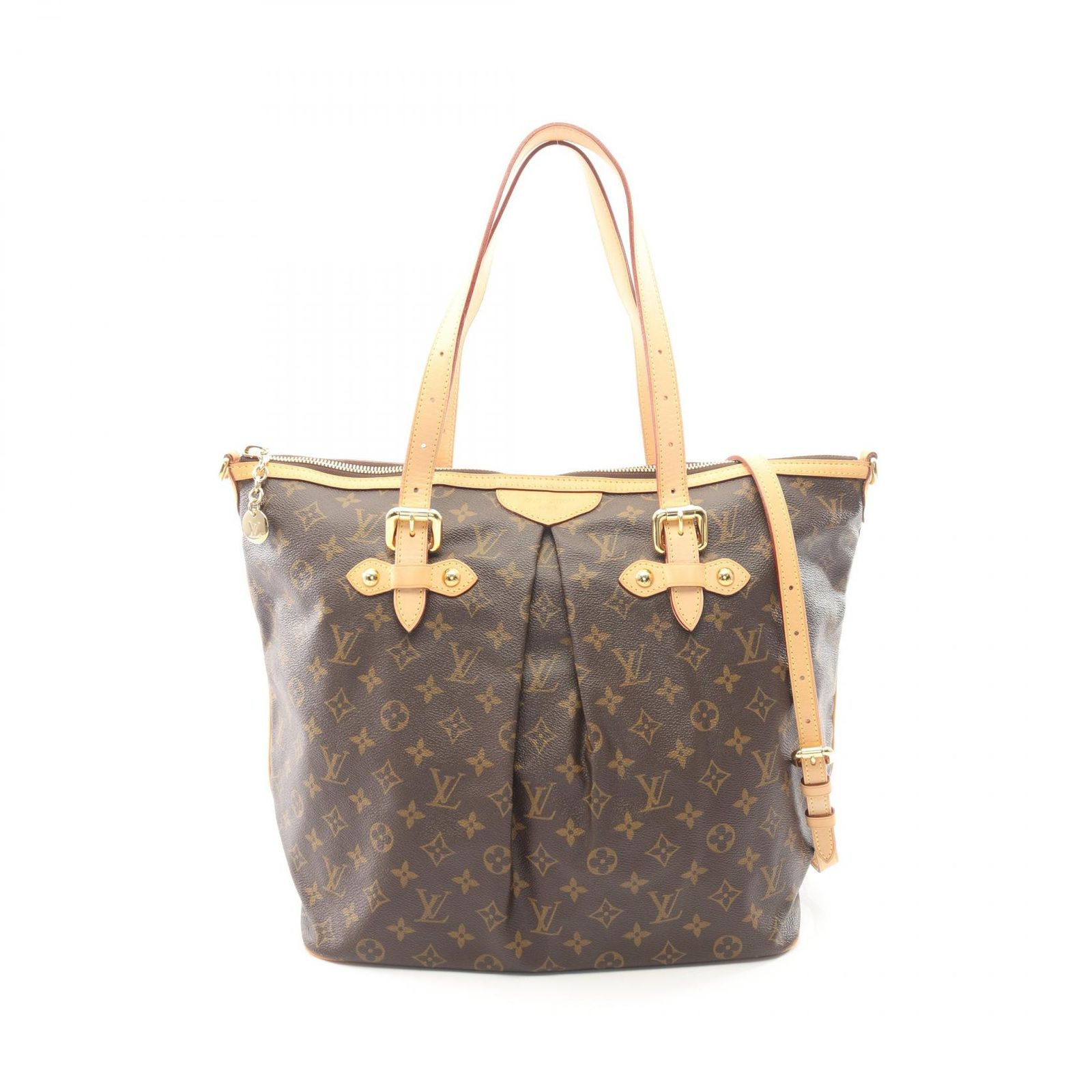 ルイ・ヴィトン LOUIS VUITTON ショルダーバッグ パレルモGM モノグラム 2WAY M40146 PVCコーティングキャンバス レザー パレルモGM レディース Used A