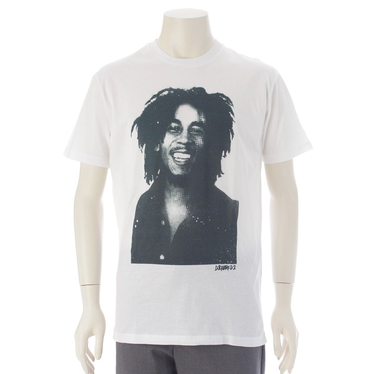 ディースクエアード 23SS ボブマーリー 半袖Ｔシャツ トップス S71GD1251 ホワイト M【中古】 12,496円