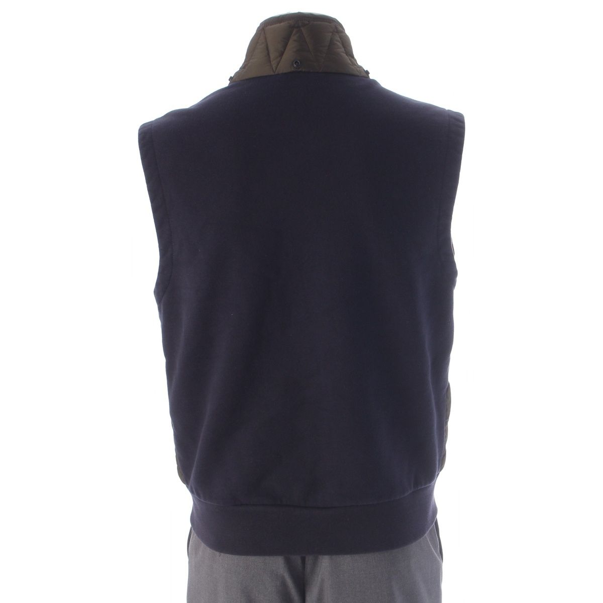 モンクレール 17年 MAGLIA GILET ダウン スウェット ドッキング ベスト