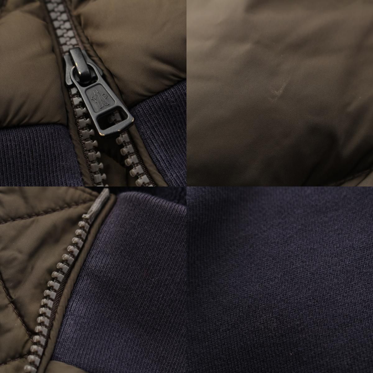 モンクレール 17年 MAGLIA GILET ダウン スウェット ドッキング ベスト