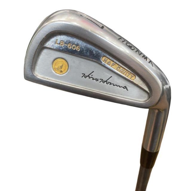 中古】 本間ゴルフ LB-606 24K GP 10S アイアンセット IR 1S SUPER