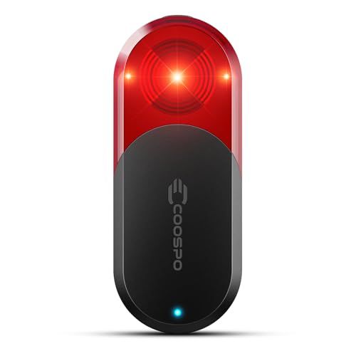 COOSPO TR70 リアビューレーダー ロードバイク テールライト 最大140m後方車両検知 Bluetooth&ANT+対応 IP67 ブレーキ時ハイライト 七つ点灯モード 40時間長時間バッテリー 自転車安全ライトpms