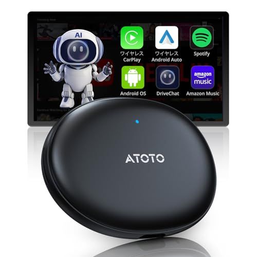 AD5 CarPlay ワイヤレス Ai Box 純正ナビがAndroidタブレットに早変わり YouTube・Netflix動画視聴 ワイヤレスCarPlay & Android Auto両対応 話せるAIアシスタントChatGPT搭載 O d39a63c9 14,733円