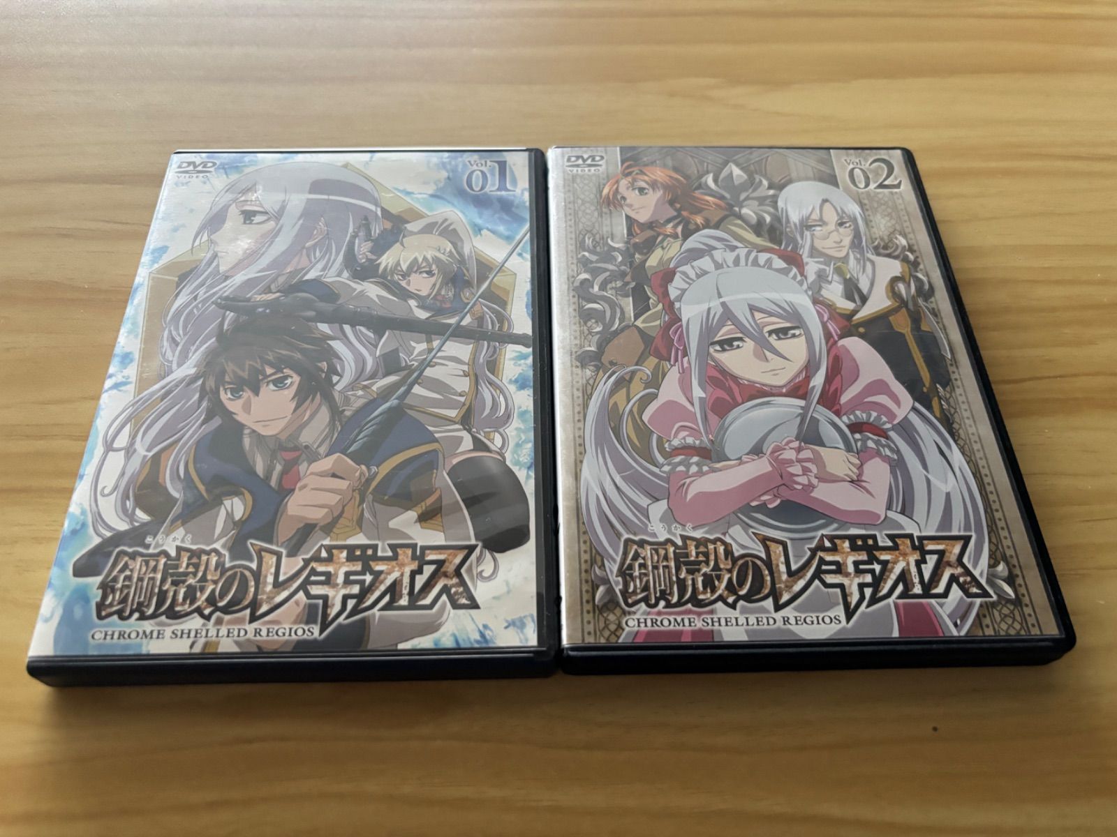 中古][DVD] 鋼殻のレギオス Vol.01-02 (2点セット) <2枚組> / M04589