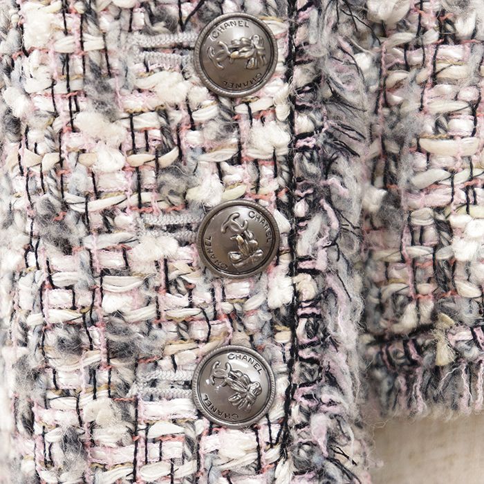 CHANEL シャネル ヴィンテージ ツイードジャケット サイズ 42
