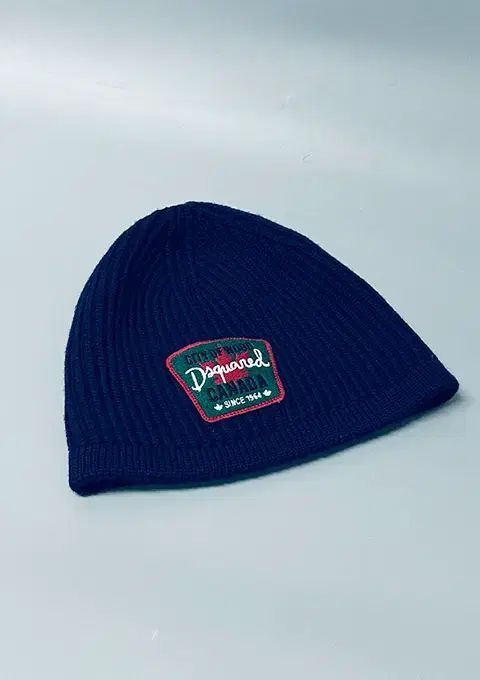 DSQUARED2 カナダ ワッペン パッチ ニット ビーニー