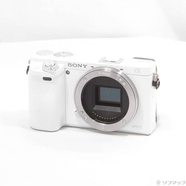 ソフマップ 〔中古品〕 SONY α6000 ILCE-6000 ボディ ホワイト【262】