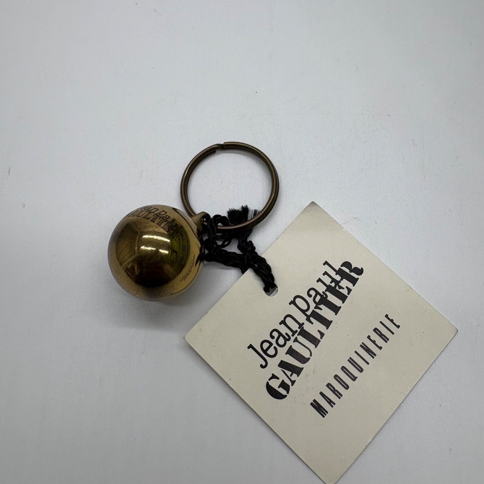 【未使用】Jean Paul Gaultier✩キーホルダー2個セット ジャンポールゴルチエ ボール キーリング キーホルダー ゴールド 野方