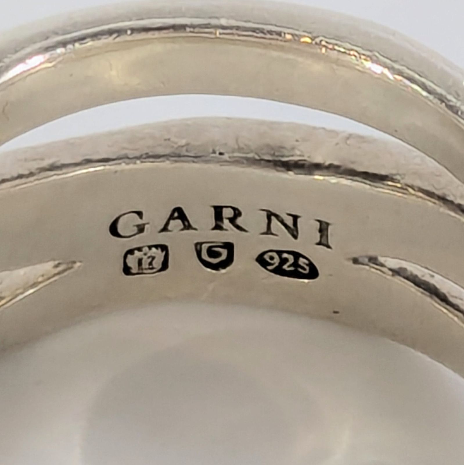 GARNI ガルニ クロッケリートリプルリング スターリングシルバー