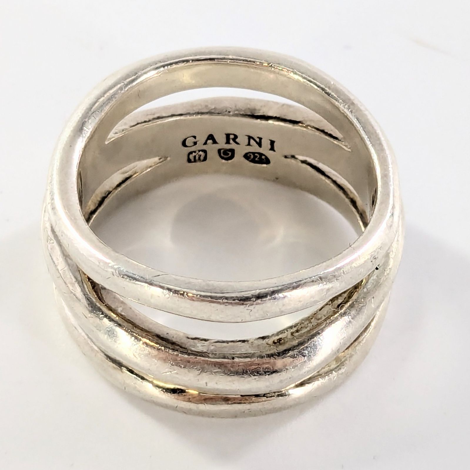 GARNI ガルニ クロッケリートリプルリング スターリングシルバー