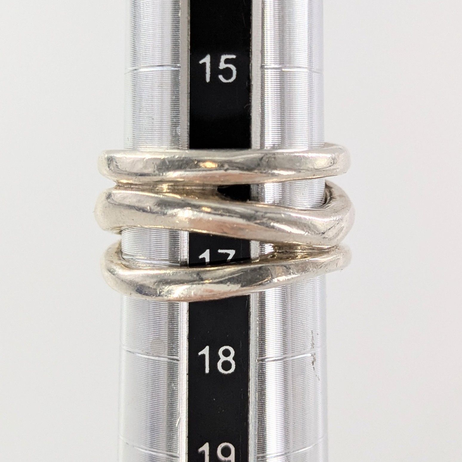 GARNI ガルニ クロッケリートリプルリング スターリングシルバー
