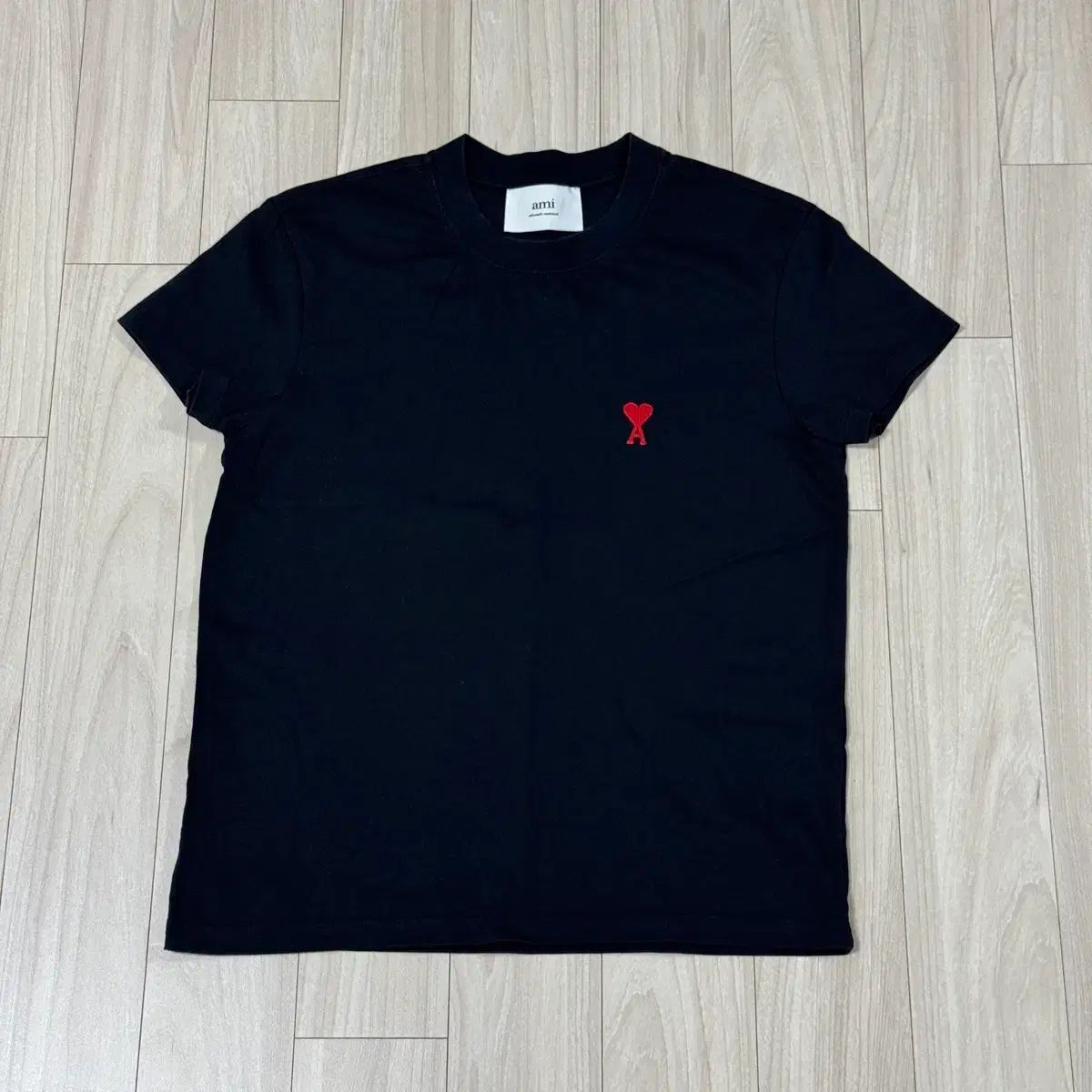 アミ レディース 半袖Tシャツ ブラック(xxs)