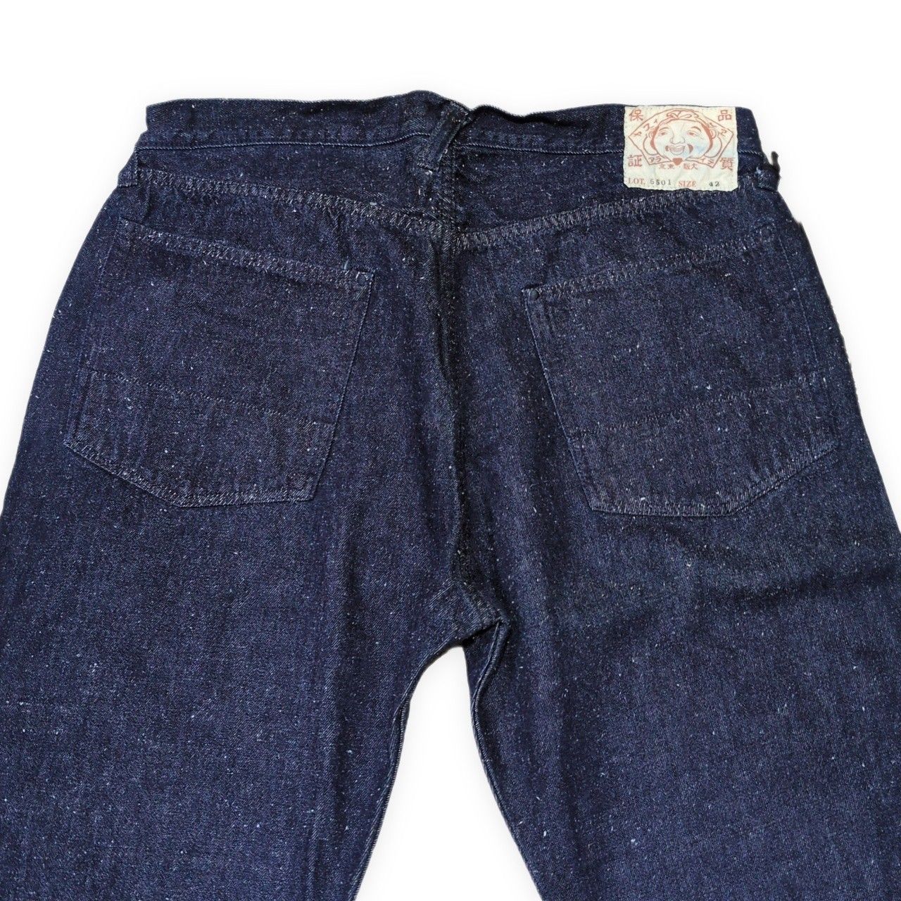EVISU エヴィス Lot.5501 コットン シルク ネップ デニムパンツ メンズ