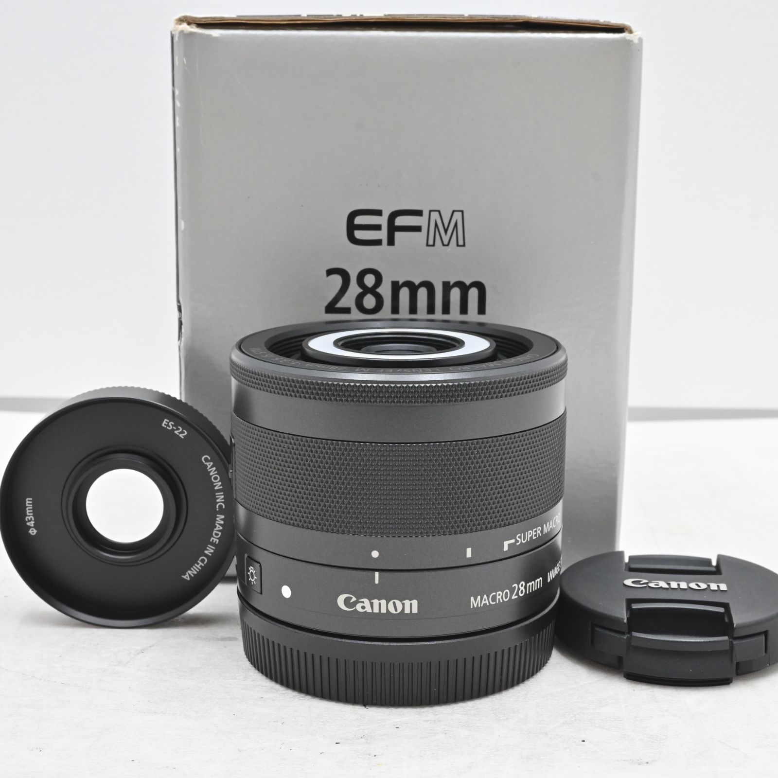 極上品Canon マクロレンズ EF-M28mm F3.5 IS STM