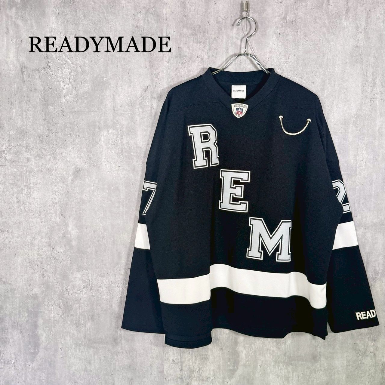 READYMADE』レディメイド(1) READYMADE GAME SHIRT SMILE ゲームシャツ