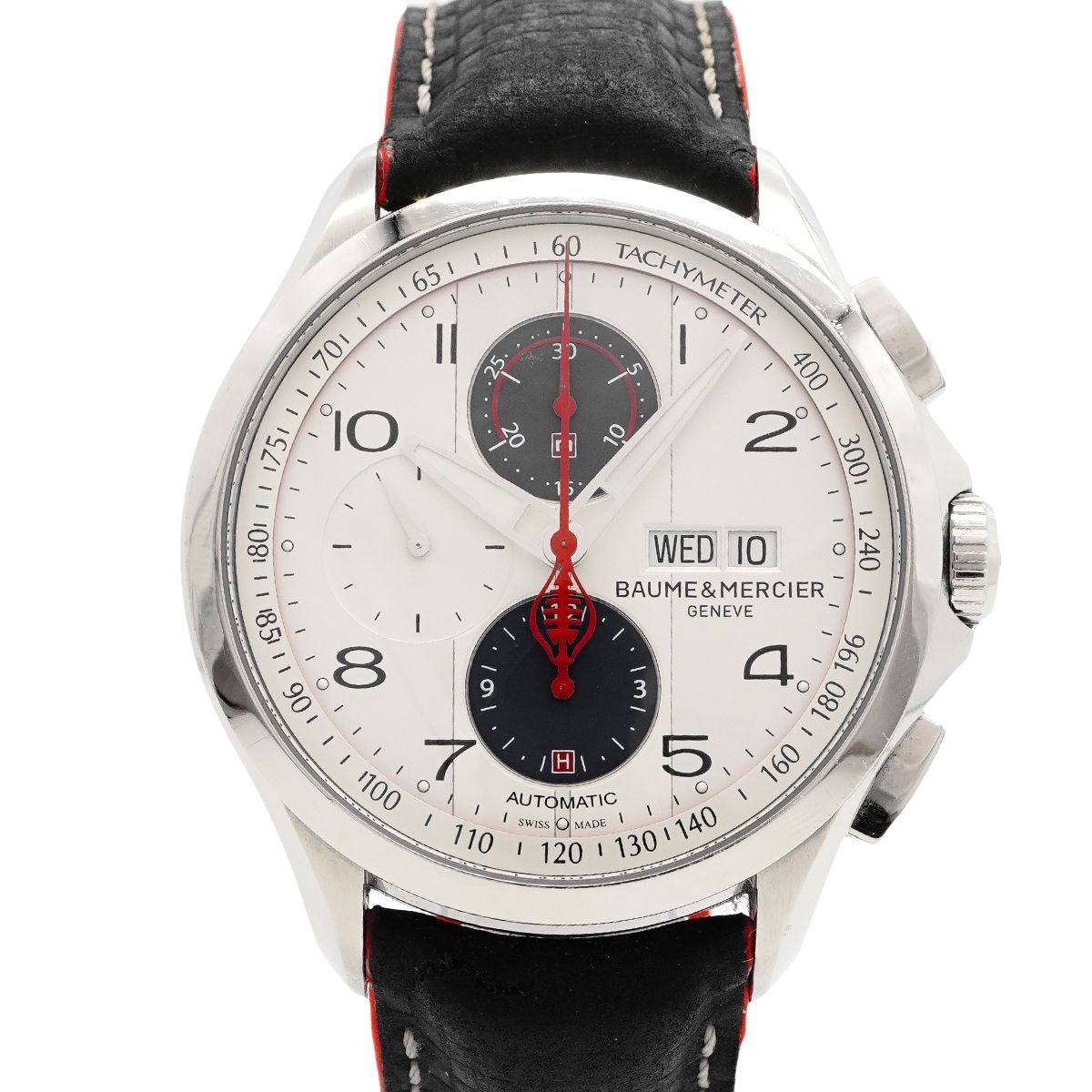 【6wgc0187】ボーム&メルシェ クリフトン クラブ シェルビーコブラ M0A10342 シルバー文字盤【中古】腕時計 メンズ 6wgc0187】ボーム&メルシェ クリフトン クラブ シェルビーコブラ
