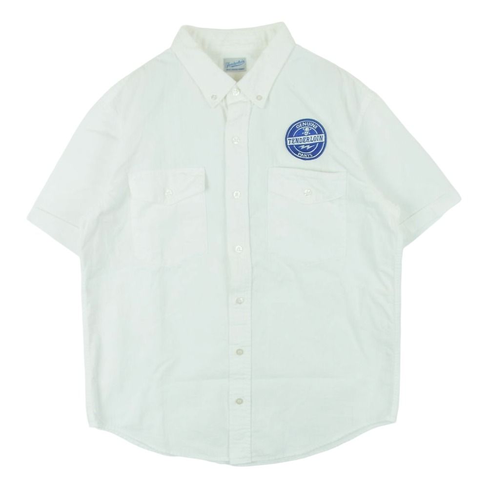 TENDERLOIN テンダーロイン T-OEM SHT S/S パッチ付き ヘリンボーン