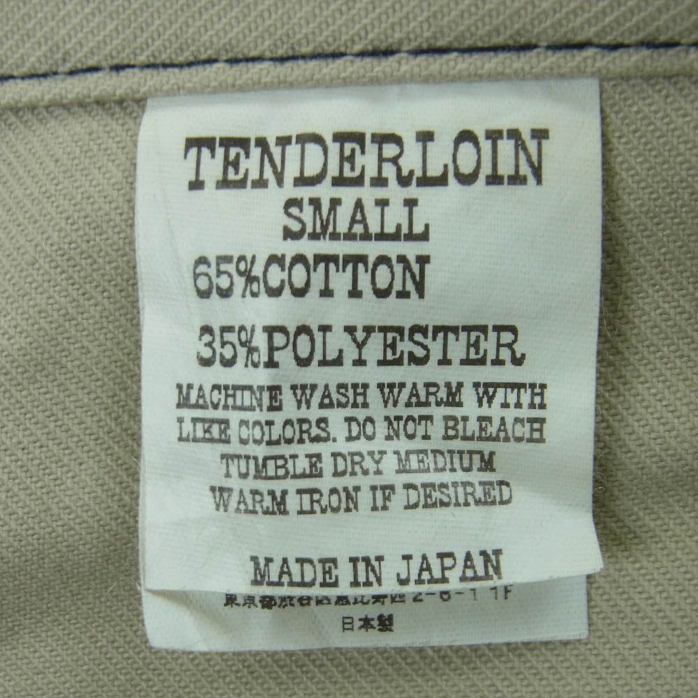 TENDERLOIN テンダーロイン T-BDP TC ツイル コットン ワーク パンツ