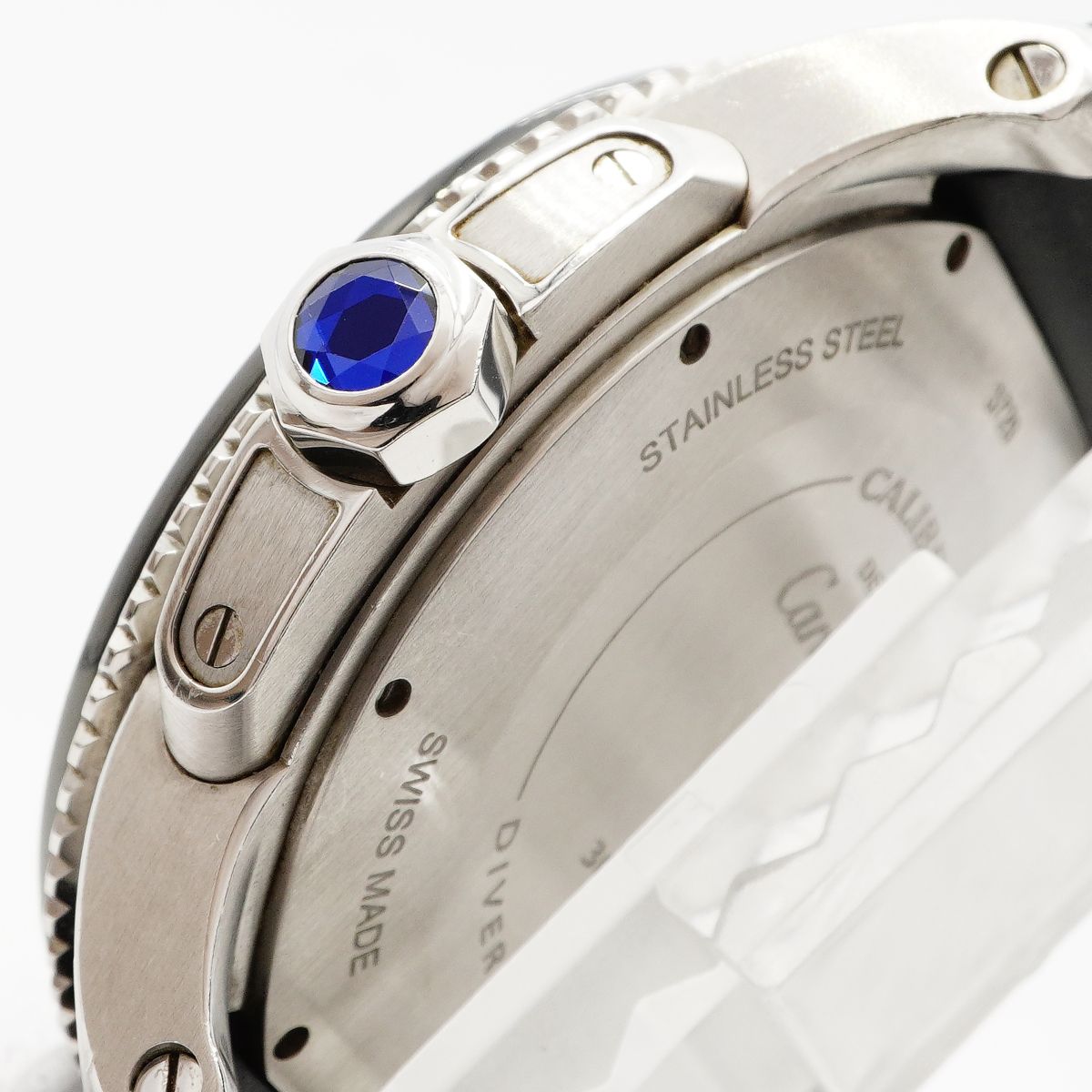 6wgc0250】カルティエ カリブル ダイバー300M W7100056 黒文字盤【中古