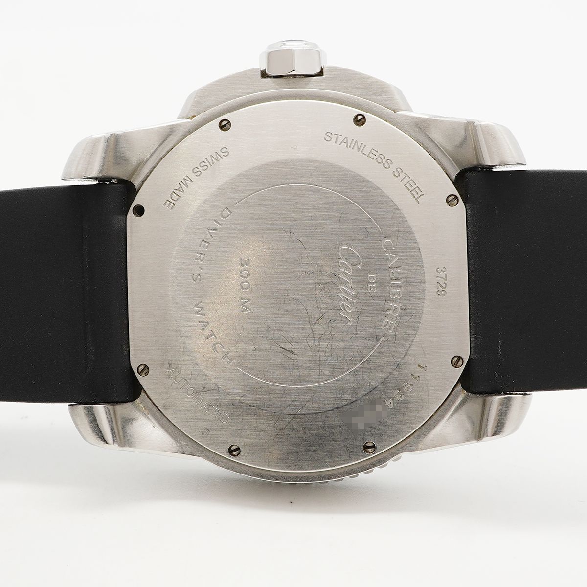 6wgc0250】カルティエ カリブル ダイバー300M W7100056 黒文字盤【中古
