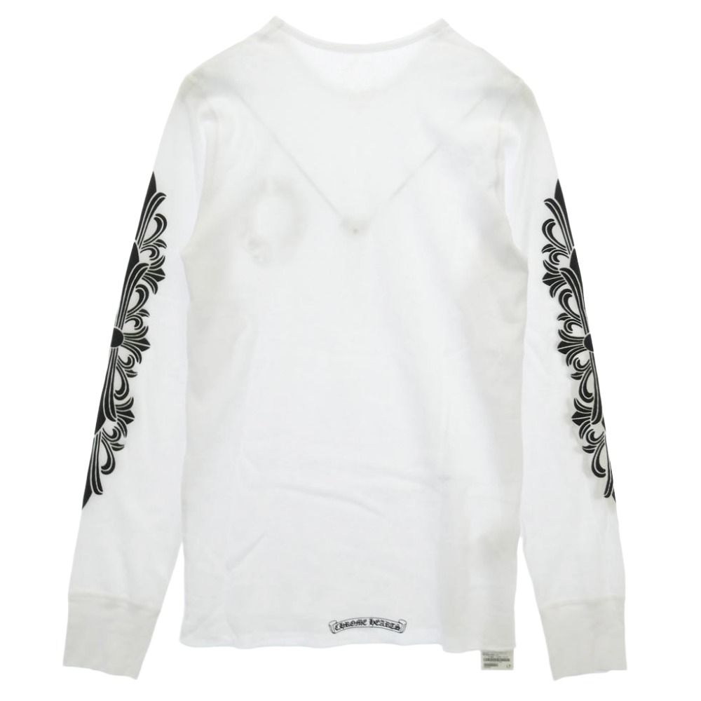 CHROME HEARTS 長袖 ホワイト サーマル CHROME HEARTS クロムハーツ（原本無） TSHIRT-LS-THERMAL LS 袖