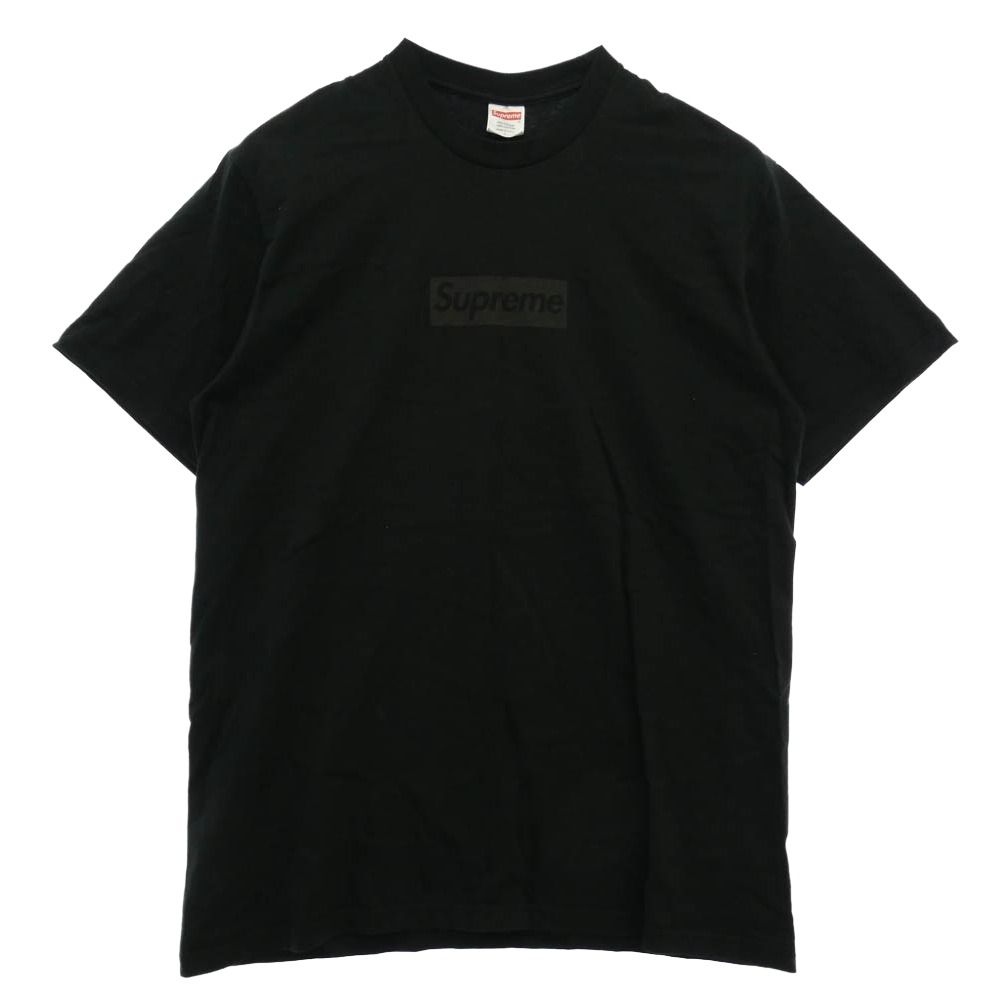 Supreme シュプリーム 23SS Tonal Box Logo Tee Black トーナル ボックス ロゴ Tシャツ ブラック ブラック系 L【中古】
