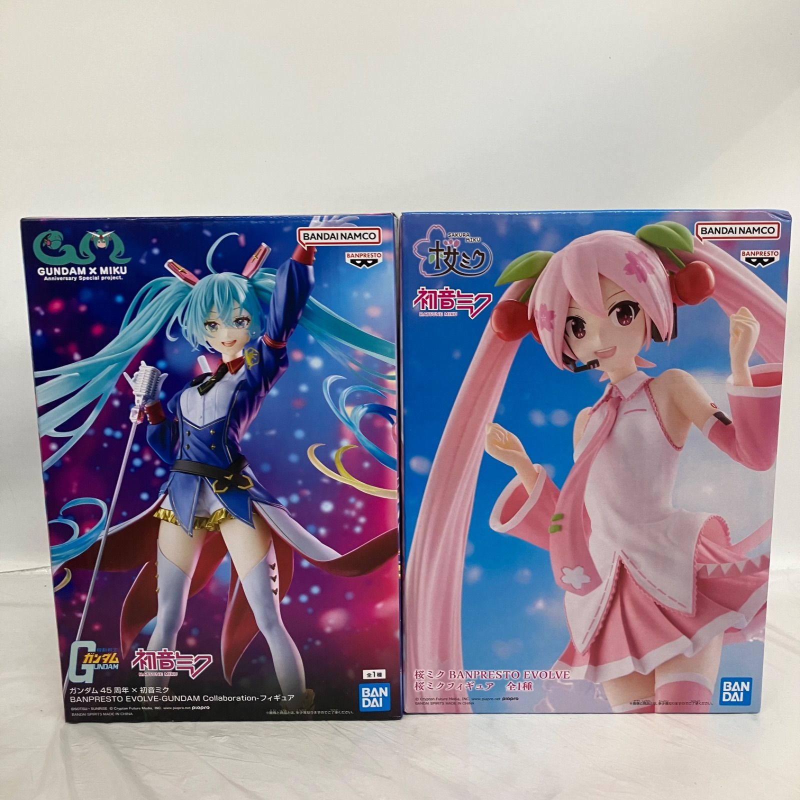 未開封 初音ミク 桜ミク BANPRESTOEVOLVE 他フィギュア 6個セット