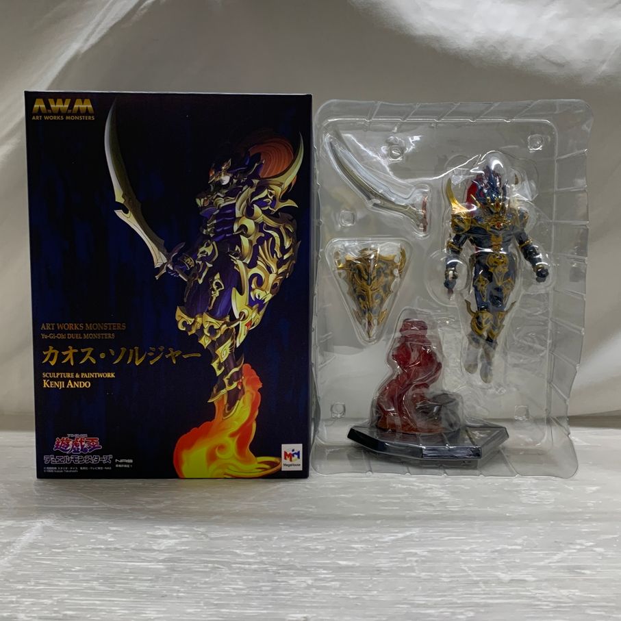 ☆新品未開封☆　カオスソルジャー　フィギュア　メガハウス 中古品】 遊☆戯☆王デュエルモンスターズ ART WORKS MONSTERS カオス