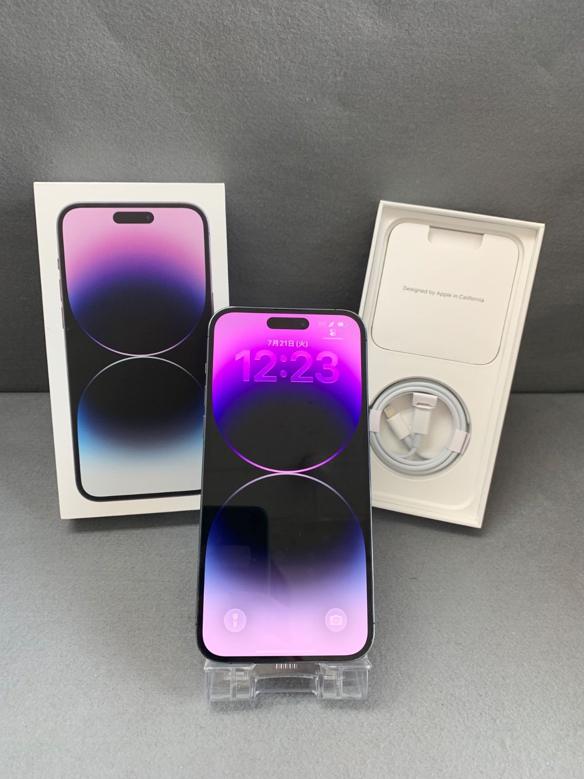 美品 iPhone 14 Pro Max 256GB ディープパープル SIMフリー - メルカリ