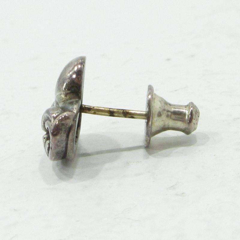【三重本店】 中古 CHROME HEARTS | クロムハーツ ピアス STUD HEART スタッドハート シングル 片耳のみ シルバー 【134】 三重本店】 中古 CHROME HEARTS | クロムハーツ STUD HEART スタッド