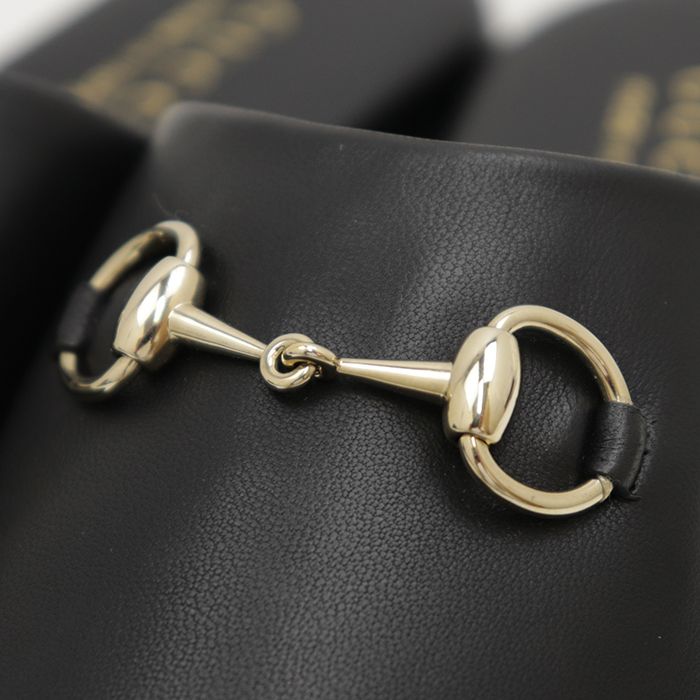 極美品】GUCCI グッチ ミュール ビットレザー サイズ 38 レディース