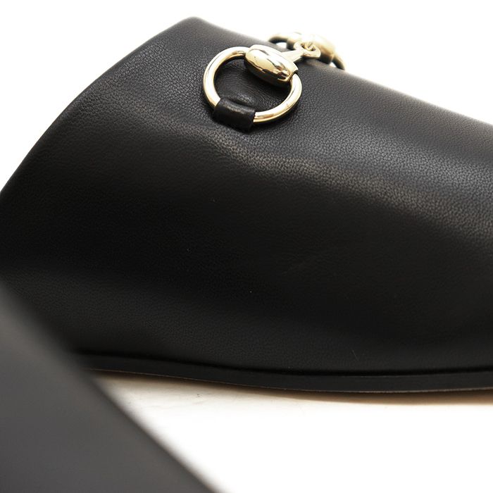 極美品】GUCCI グッチ ミュール ビットレザー サイズ 38 レディース