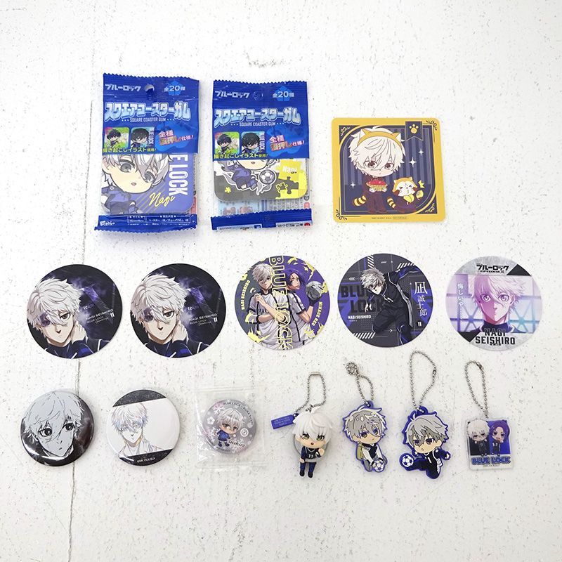 三重店】ブルーロック 凪誠士郎 グッズまとめセット (ポーチ/アクスタ