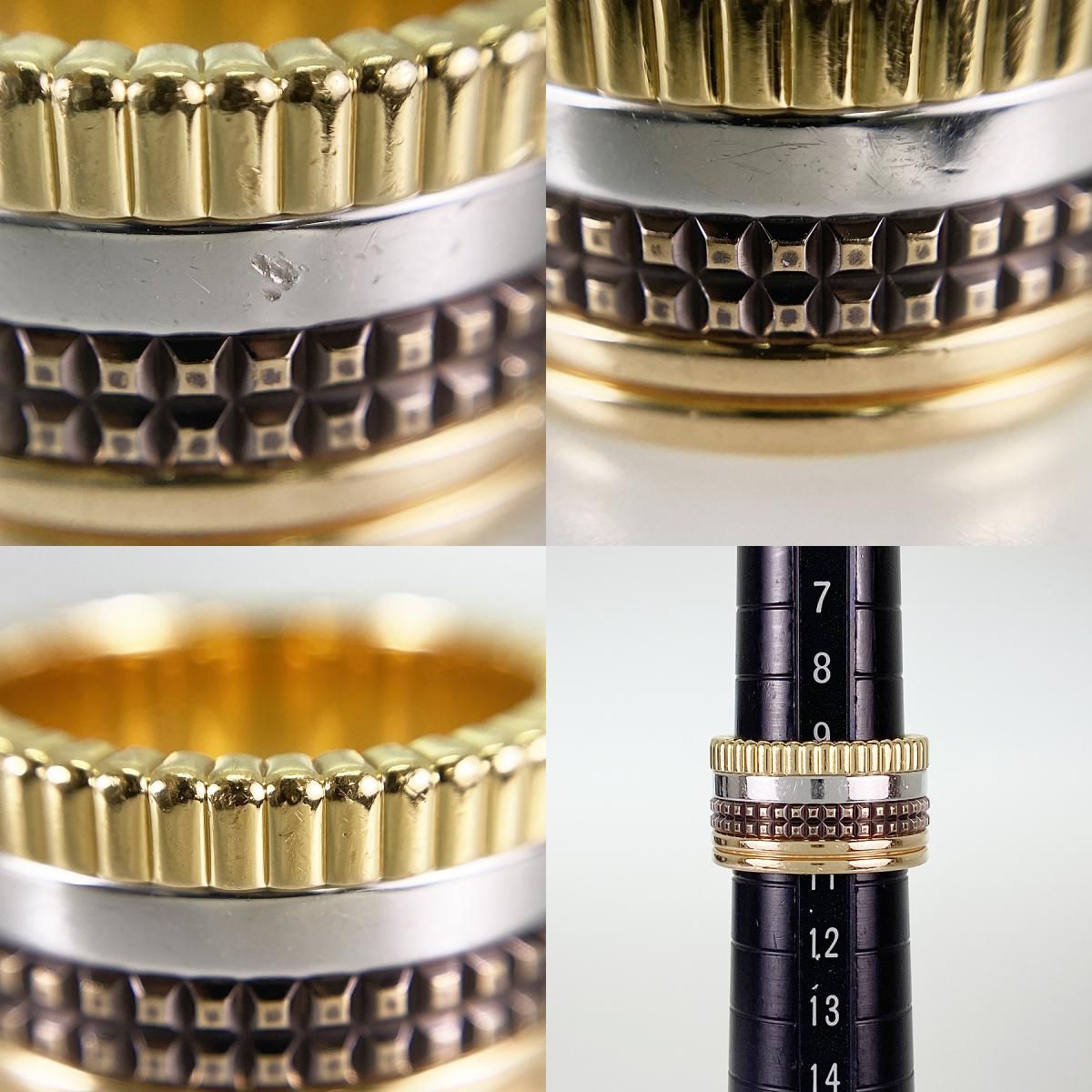 ブシュロン Boucheron キャレ K18WG ブシュロン Boucheron キャトル クラシック ラージ JPG00257 K18YG
