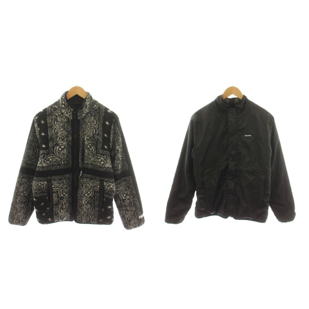 シュプリーム SUPREME Reversible Bandana Fleece Jacket ブルゾン