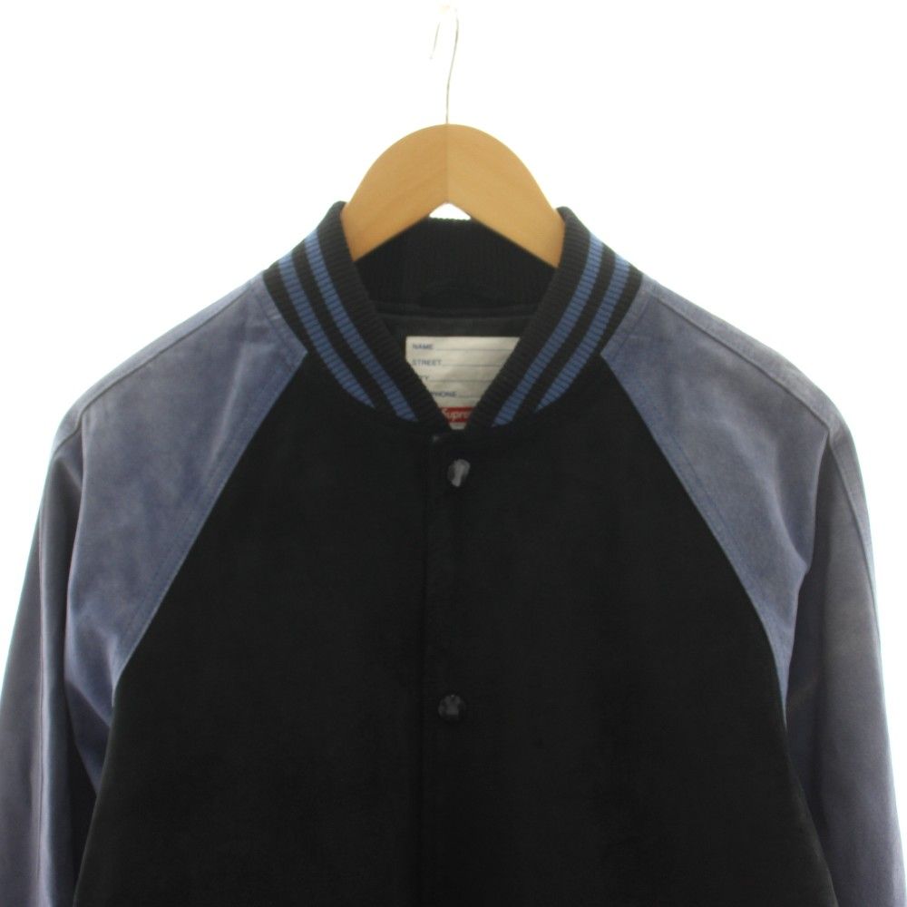 ジャケット・アウター Supreme suede varsity jacket シュプリーム SUPREME suede varsity jacket ブルゾン ジャケット ロゴ